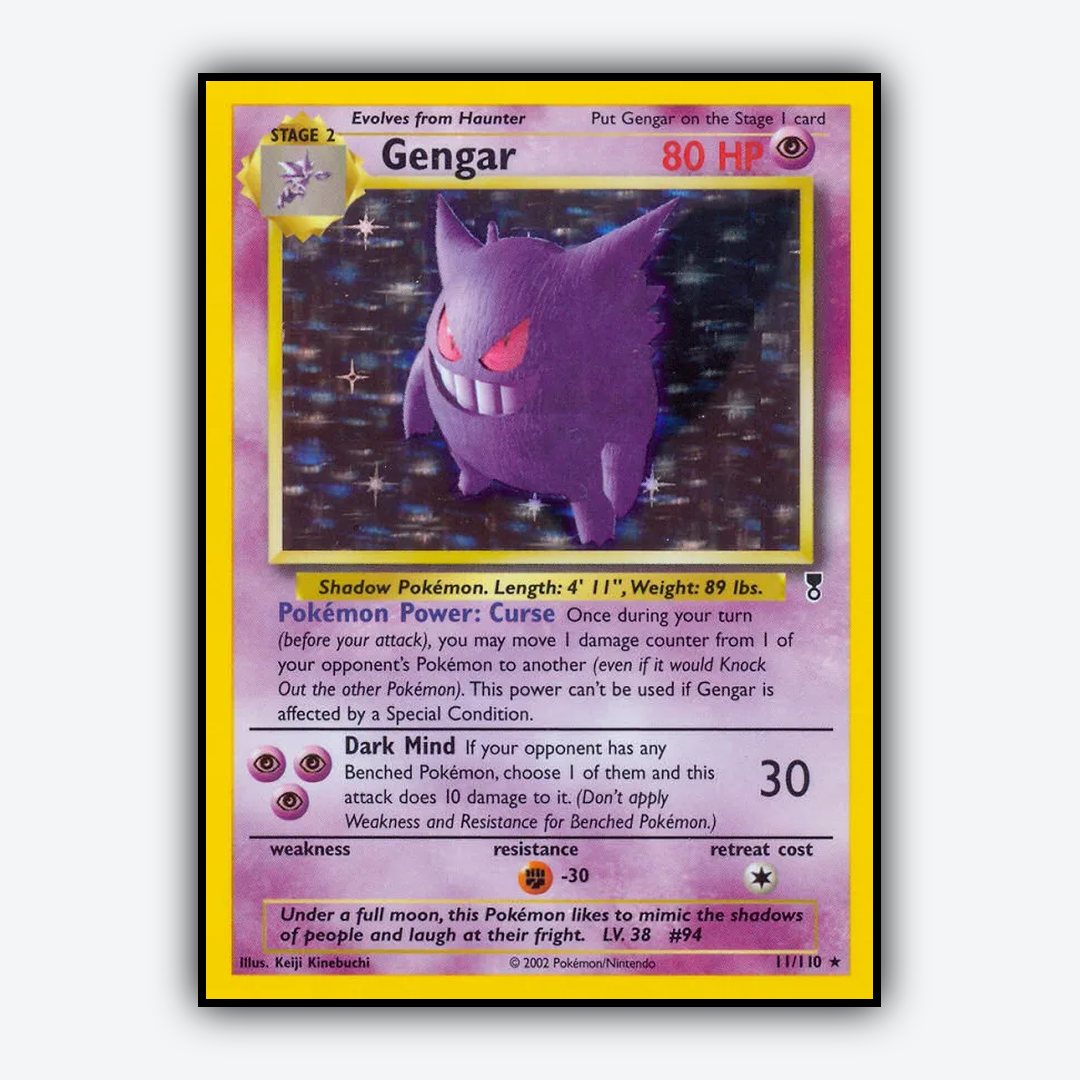 Gengar 011/110 - Legendary Collection Set - Card Rug