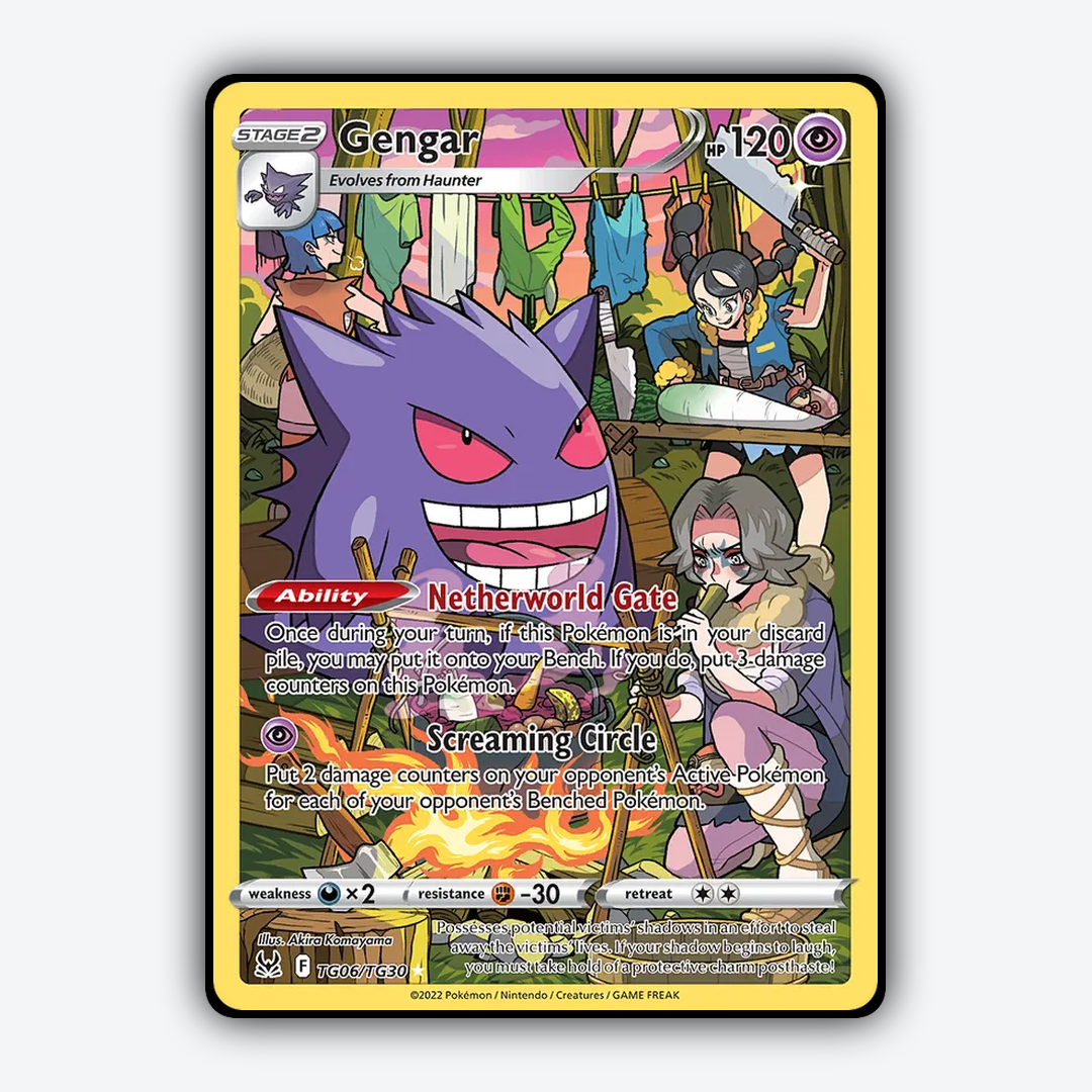 Gengar TG006/30 - TG006/30 Lost Origin Trainer Gallery Set - Card Rug