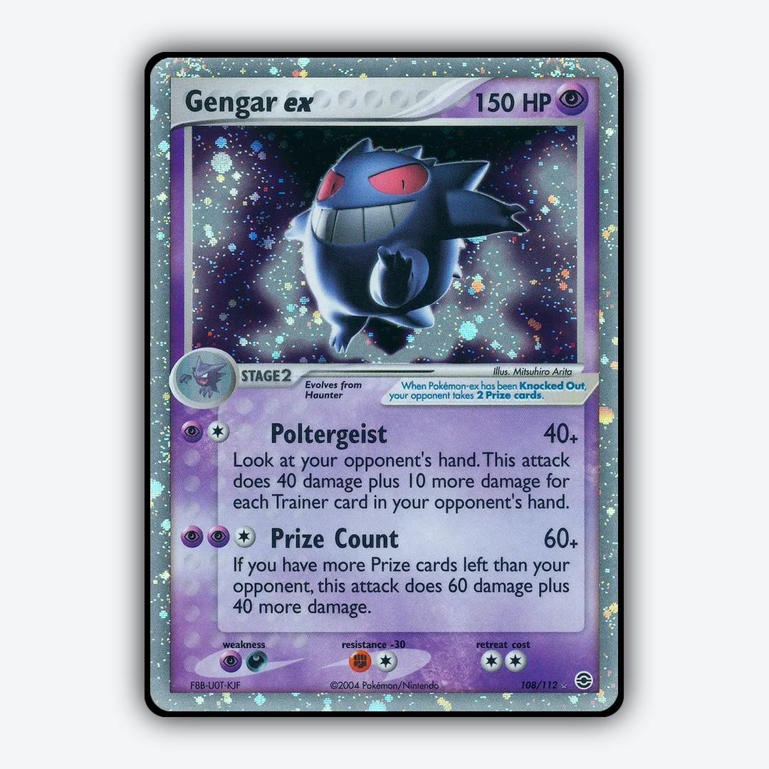 Gengar ex 108/112 - FireRed & LeafGreen Set - Card Rug