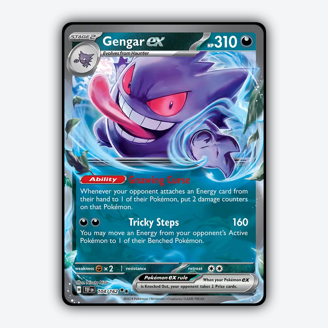 Gengar ex 104/162 - Temporal Forces Set - Card Rug