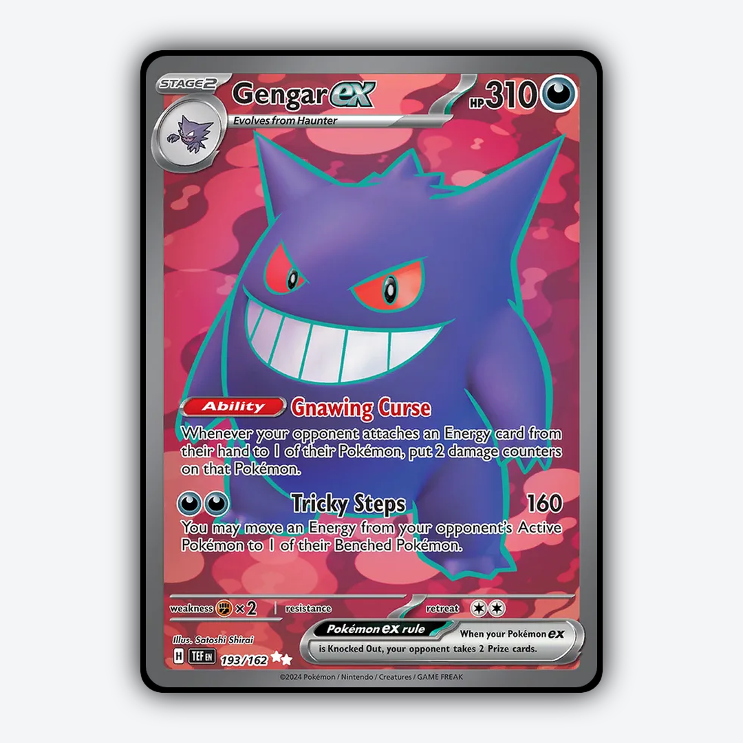 Gengar ex 193/162 - Temporal Forces Set - Card Rug