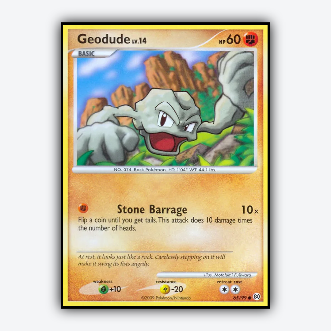 Geodude 065/99 - Arceus Set - Card Rug