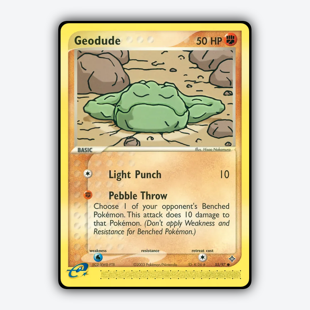 Geodude 055/97 - Dragon Set - Card Rug
