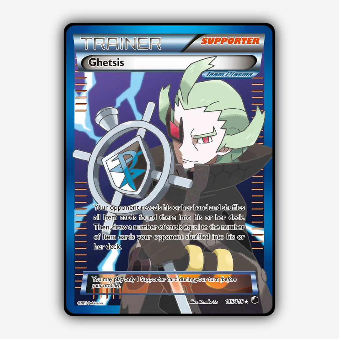 Ghetsis 115/116 - Plasma Freeze Set - Card Rug