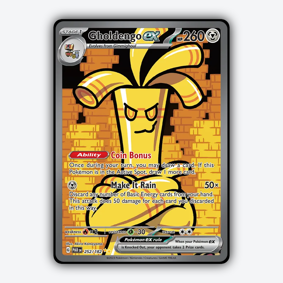 Gholdengo ex #252 - Paradox Rift Set - Card Rug