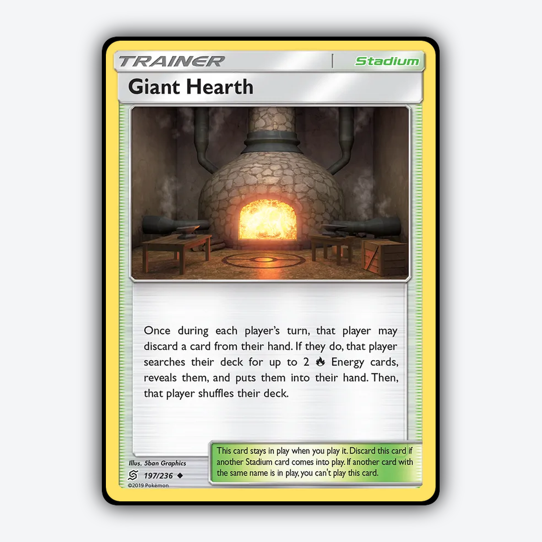 Giant Hearth 197/236 - Unified Minds Set - Card Rug