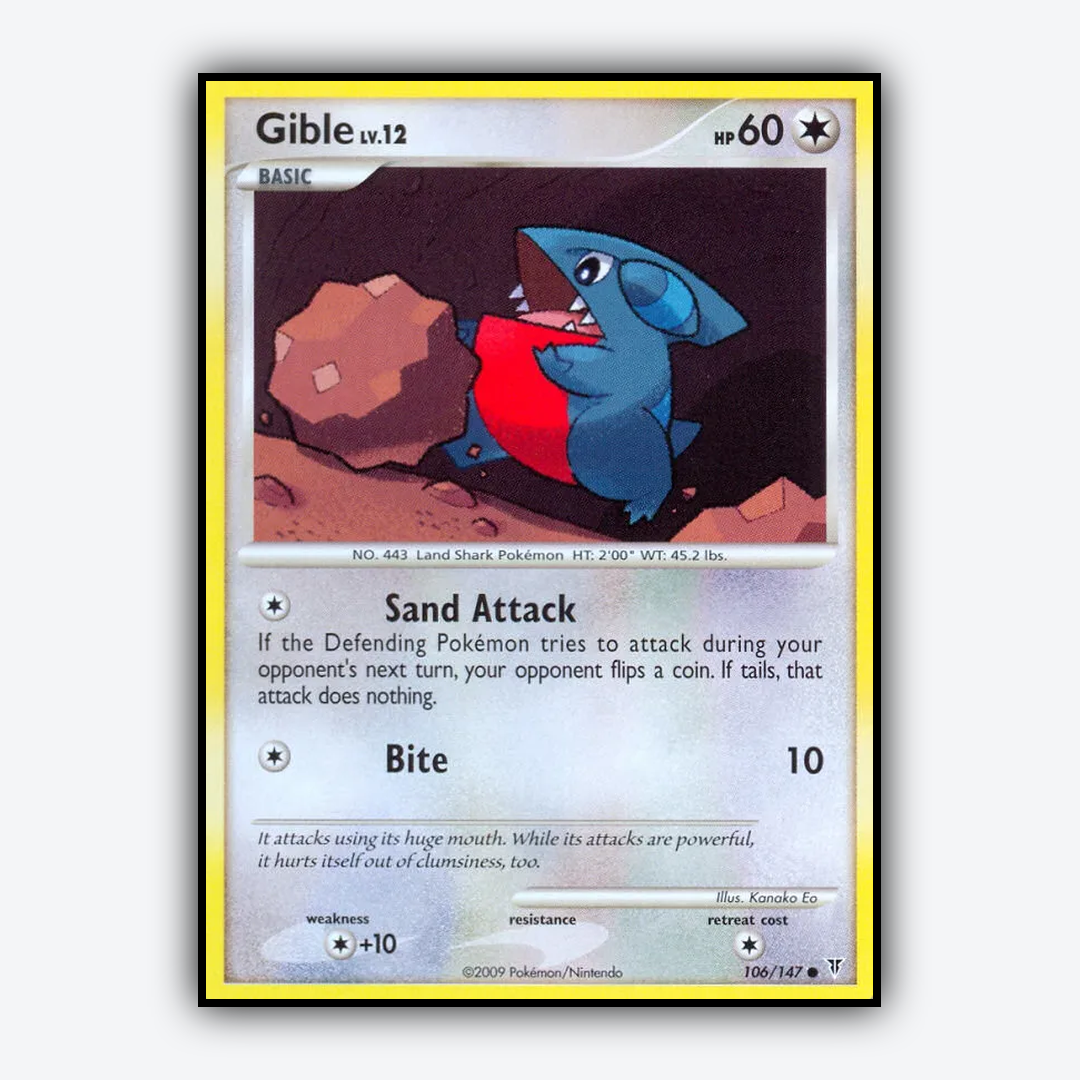 Gible 106/147 - Supreme Victors Set - Card Rug