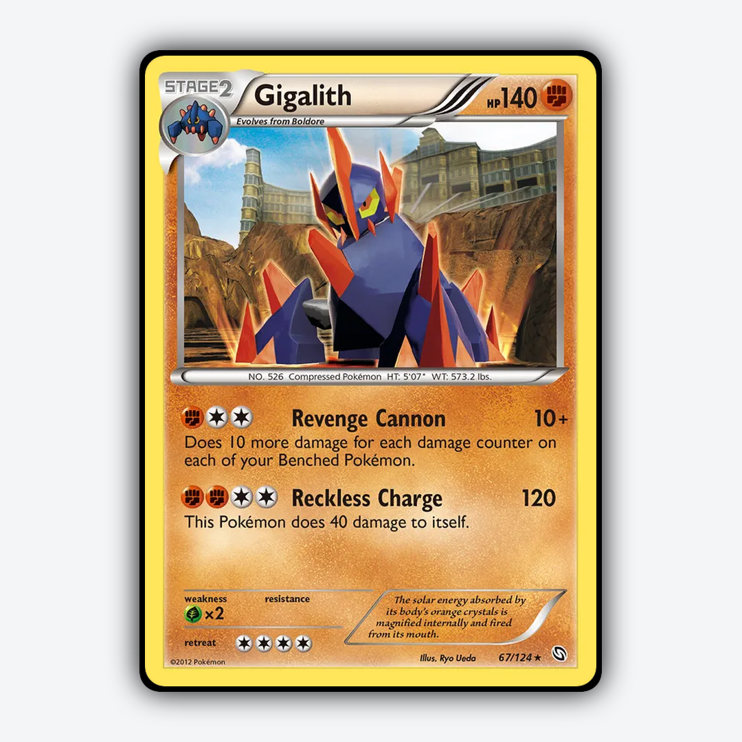 Gigalith 067/124 - Dragons Exalted Set - Card Rug