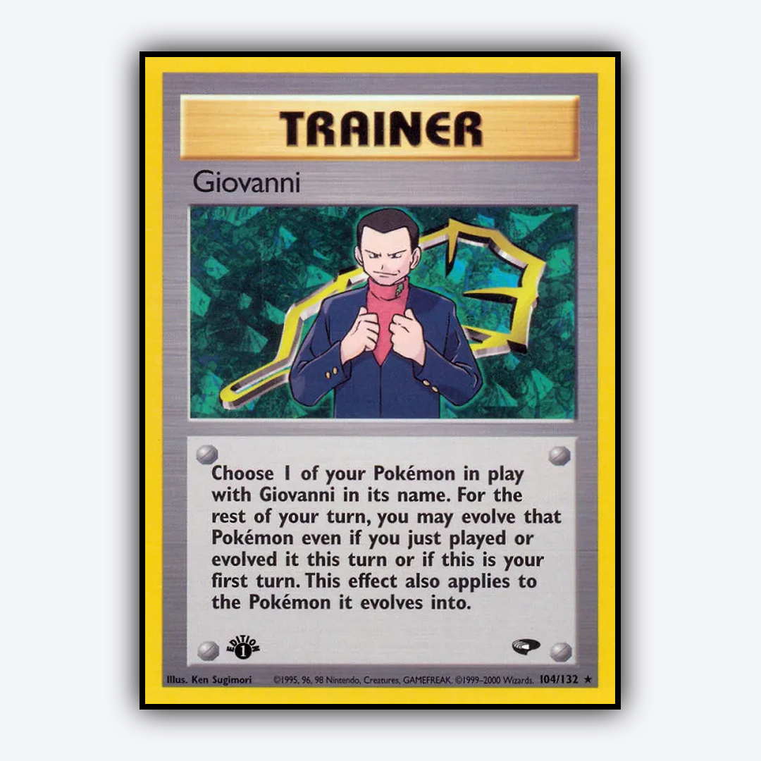 Giovanni 104/132 - Gym Challenge Set - Card Rug