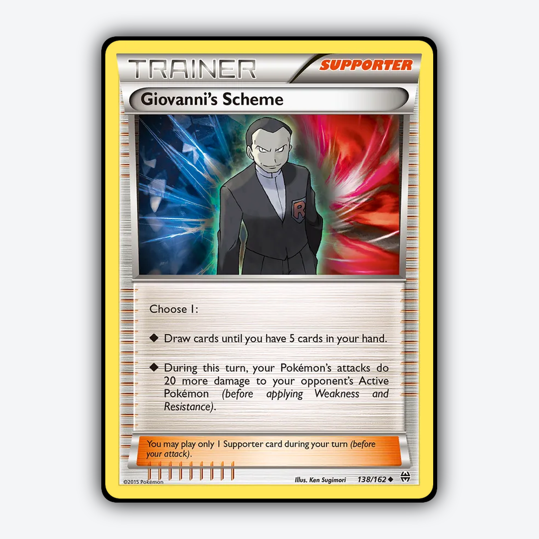Giovanni's Scheme 138/162 - BREAKthrough Set - Card Rug