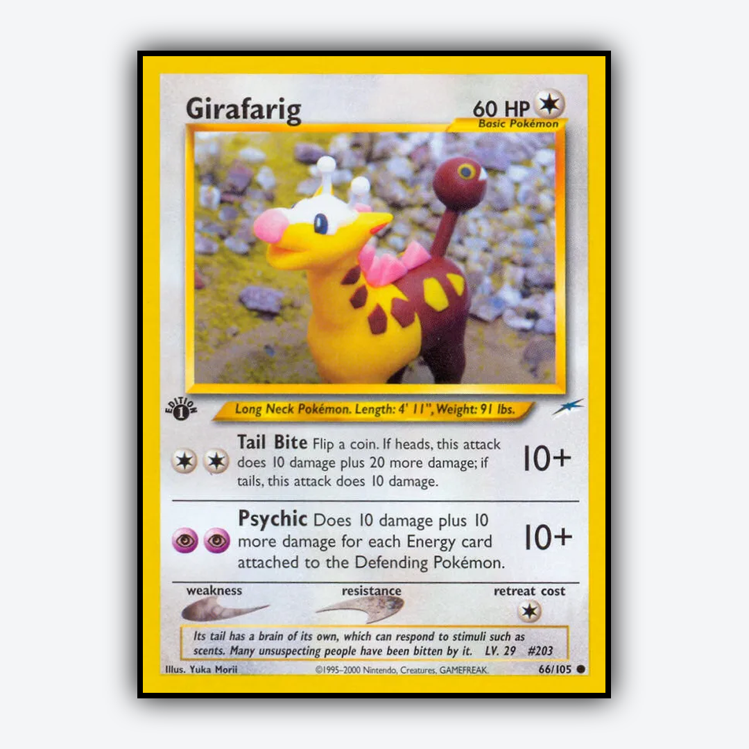 Girafarig 066/105 - Neo Destiny Set - Card Rug