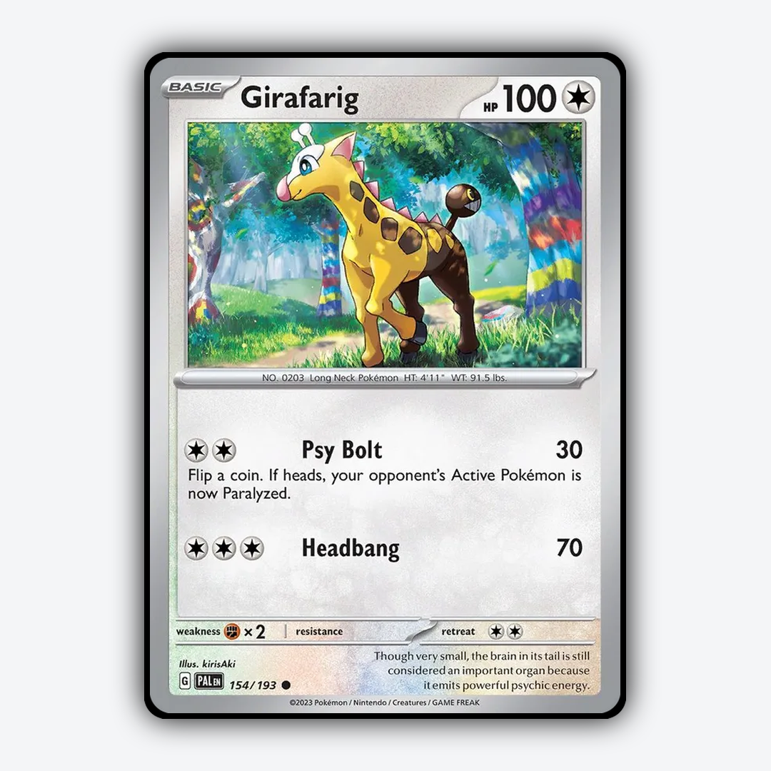Girafarig 154/193 - Paldea Evolved Set - Card Rug