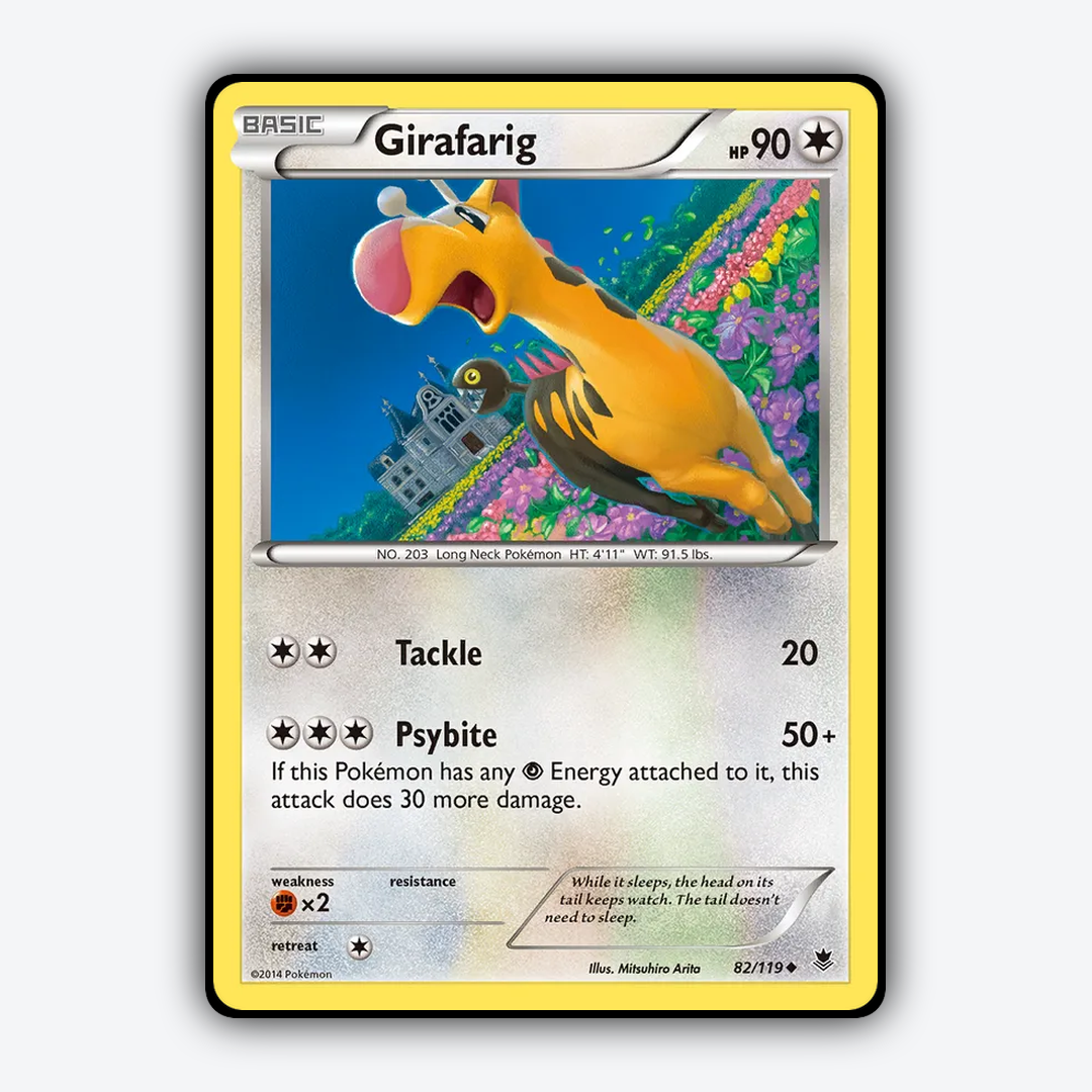 Girafarig 082/119 - Phantom Forces Set - Card Rug