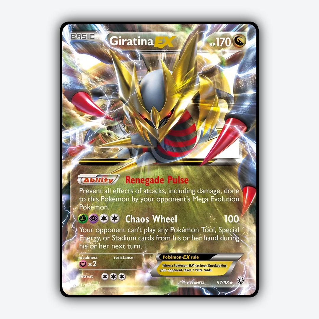 Giratina-EX 057/98 - Ancient Origins Set - Card Rug