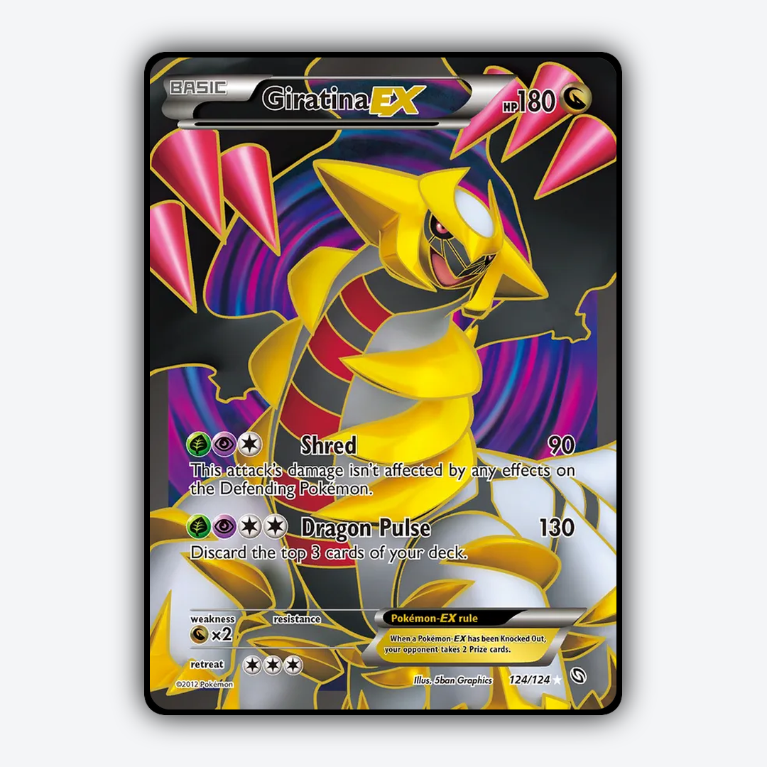 Giratina-EX 124/124 - Dragons Exalted Set - Card Rug