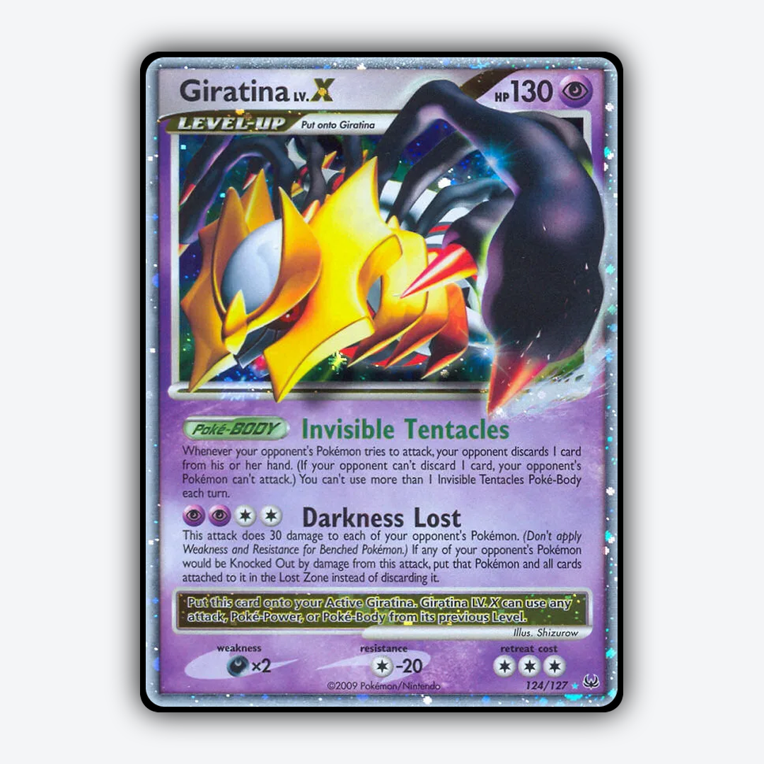 Giratina LV.X 124/127 - Platinum Set - Card Rug