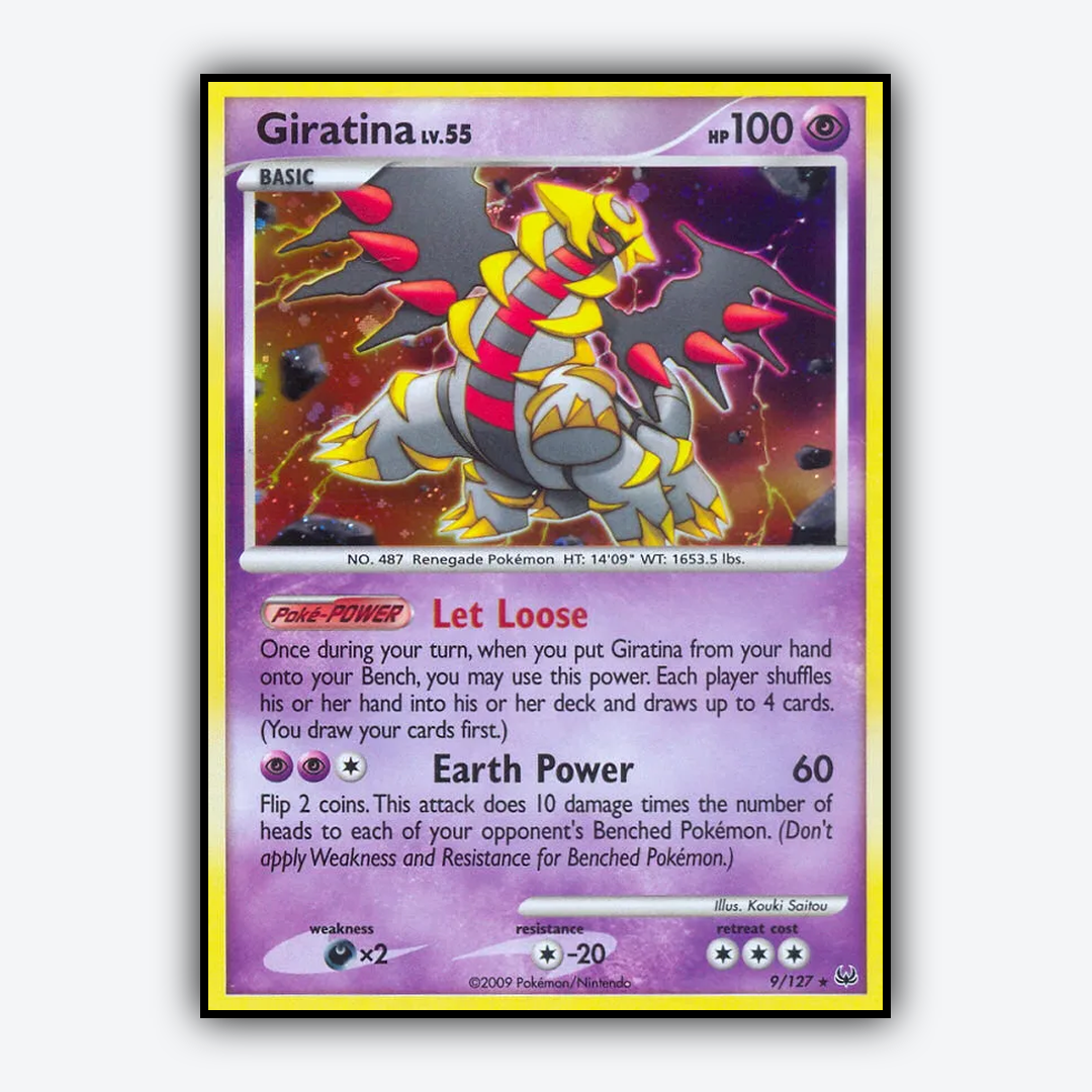 Giratina 009/127 - Platinum Set - Card Rug
