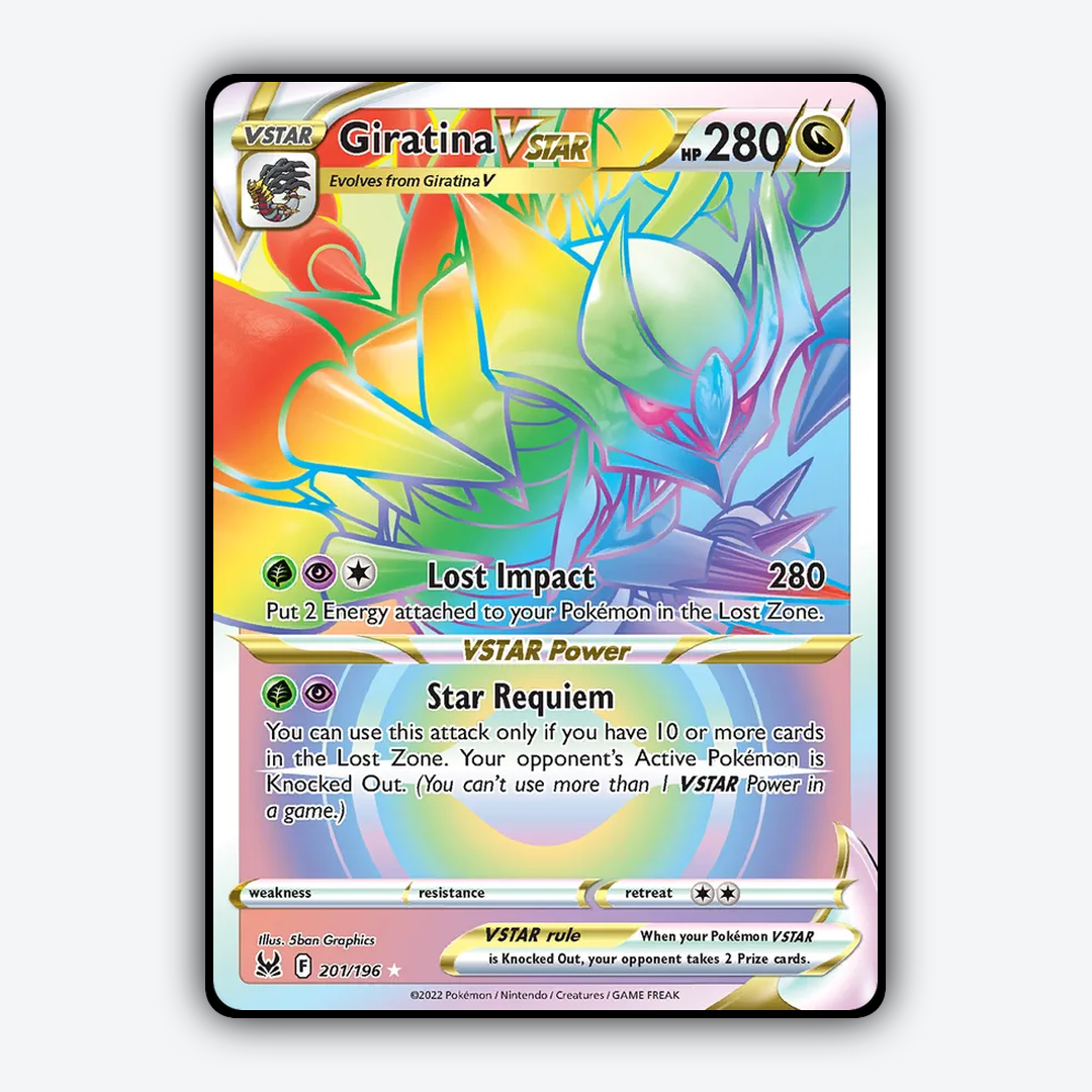 Giratina VSTAR 201/196 - Lost Origin Set - Card Rug