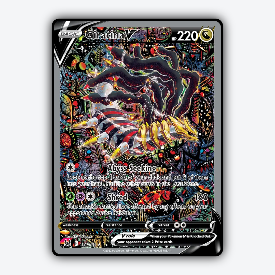 Giratina V 186/196 - Lost Origin Set - Card Rug