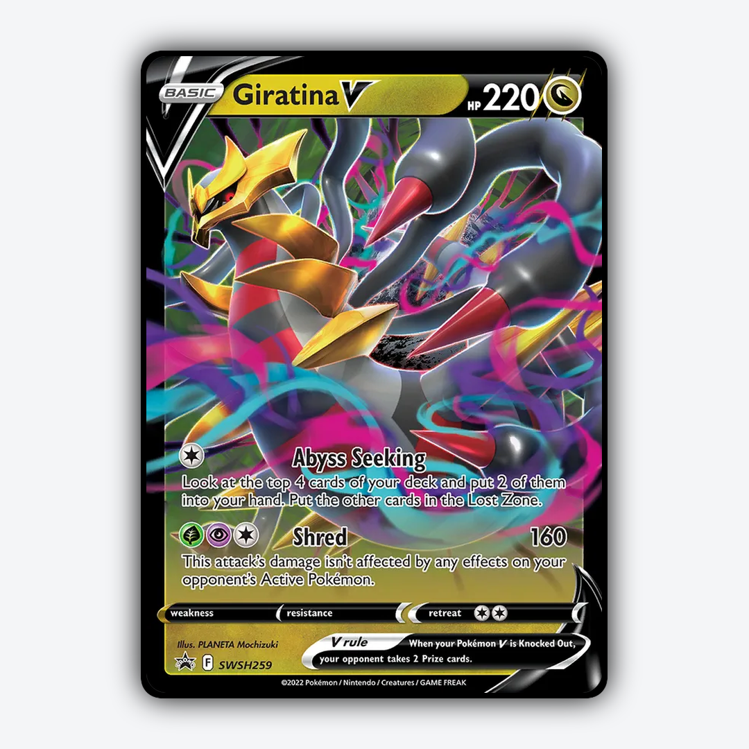Giratina V #259 - SWSH Black Star Promos Set - Card Rug