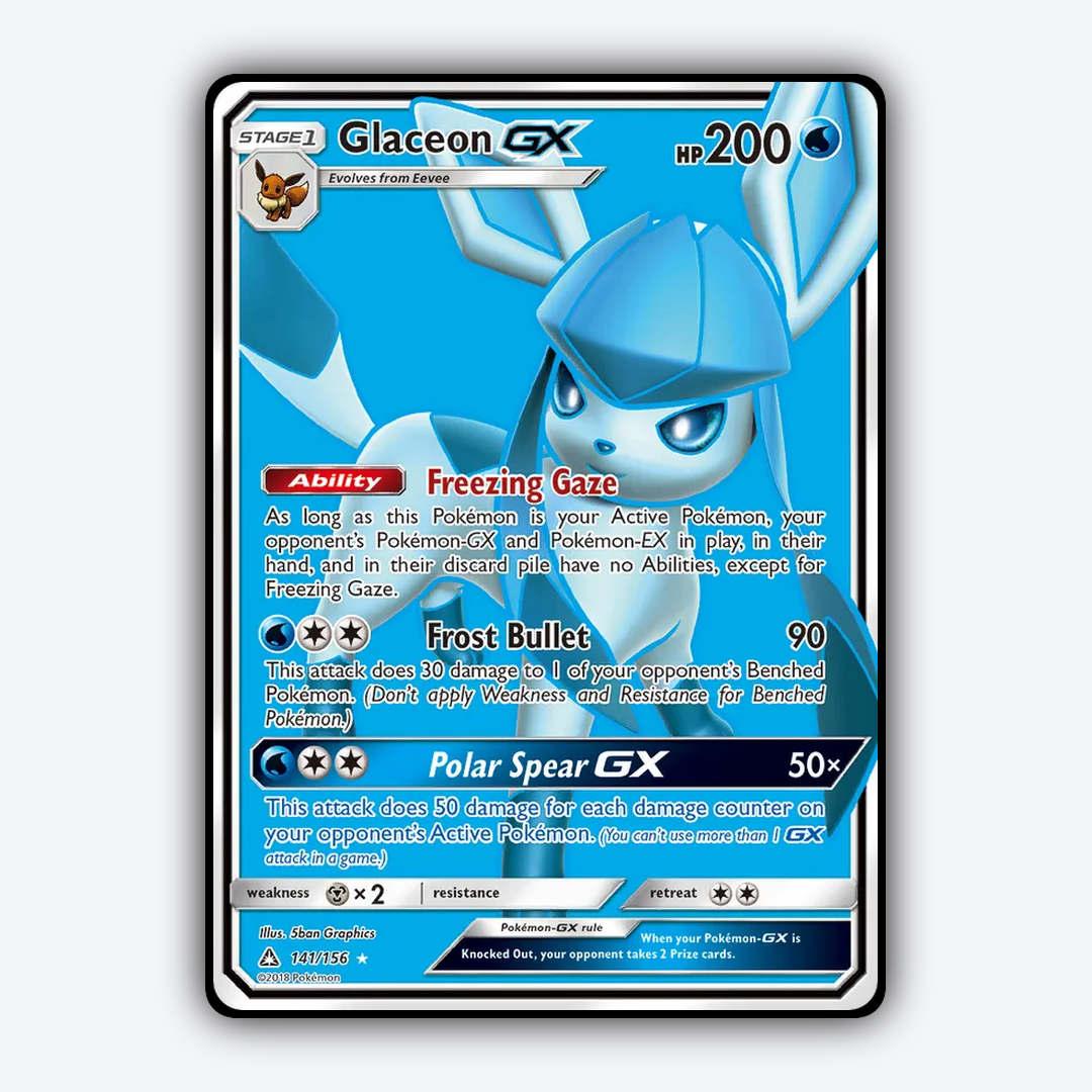 Glaceon-GX 141/156 - Ultra Prism Set - Card Rug