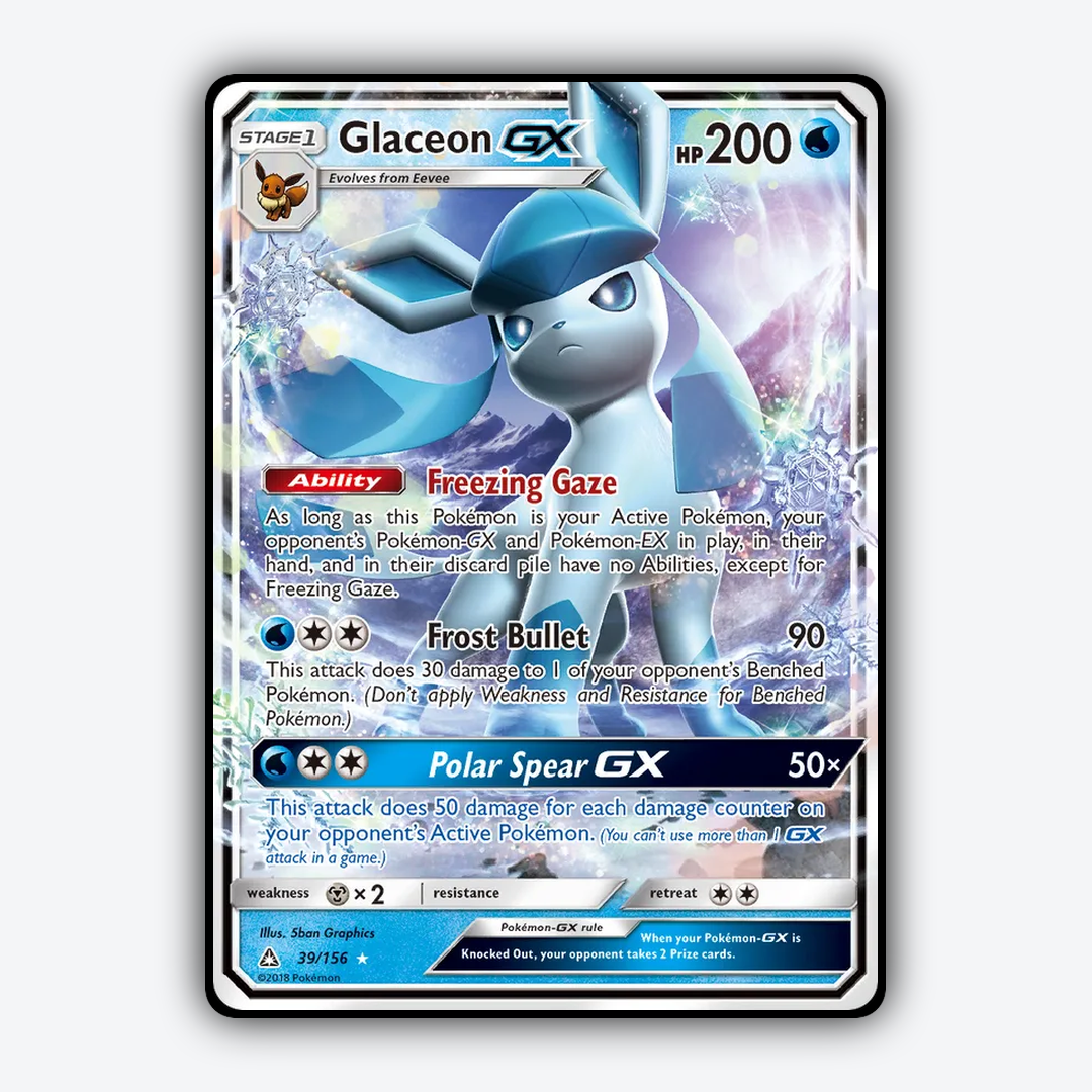 Glaceon-GX 039/156 - Ultra Prism Set - Card Rug
