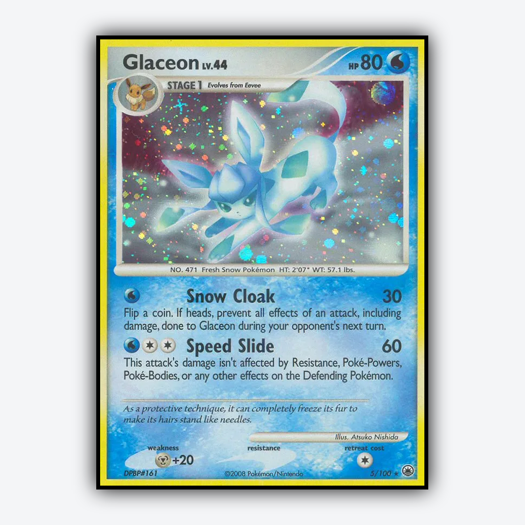 Glaceon 005/100 - Majestic Dawn Set - Card Rug