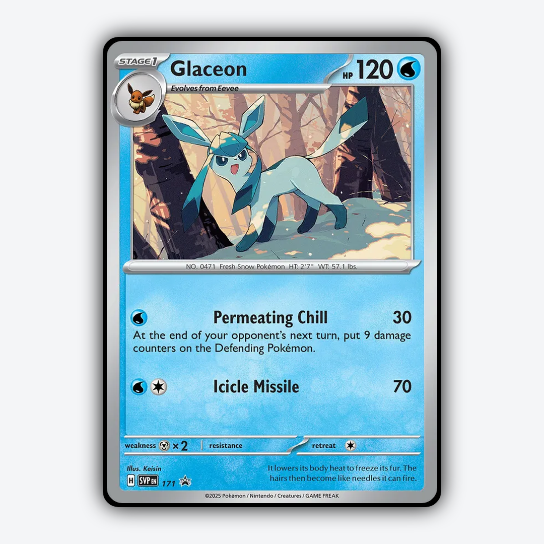 Glaceon #171 - Scarlet & Violet Black Star Promos Set - Card Rug