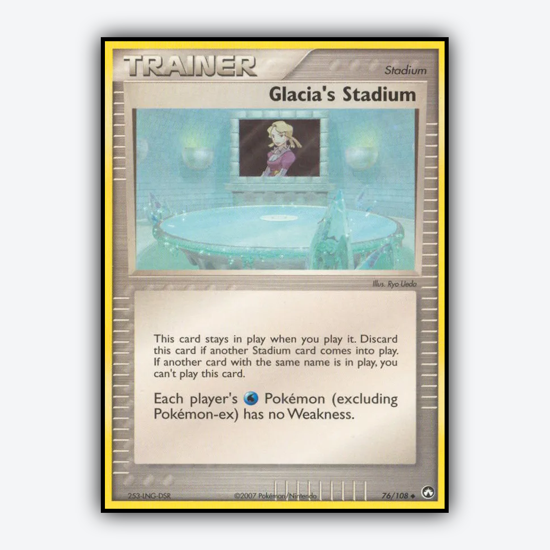 Glacia's Stadium 076/108 - Power Keepers Set - Card Rug