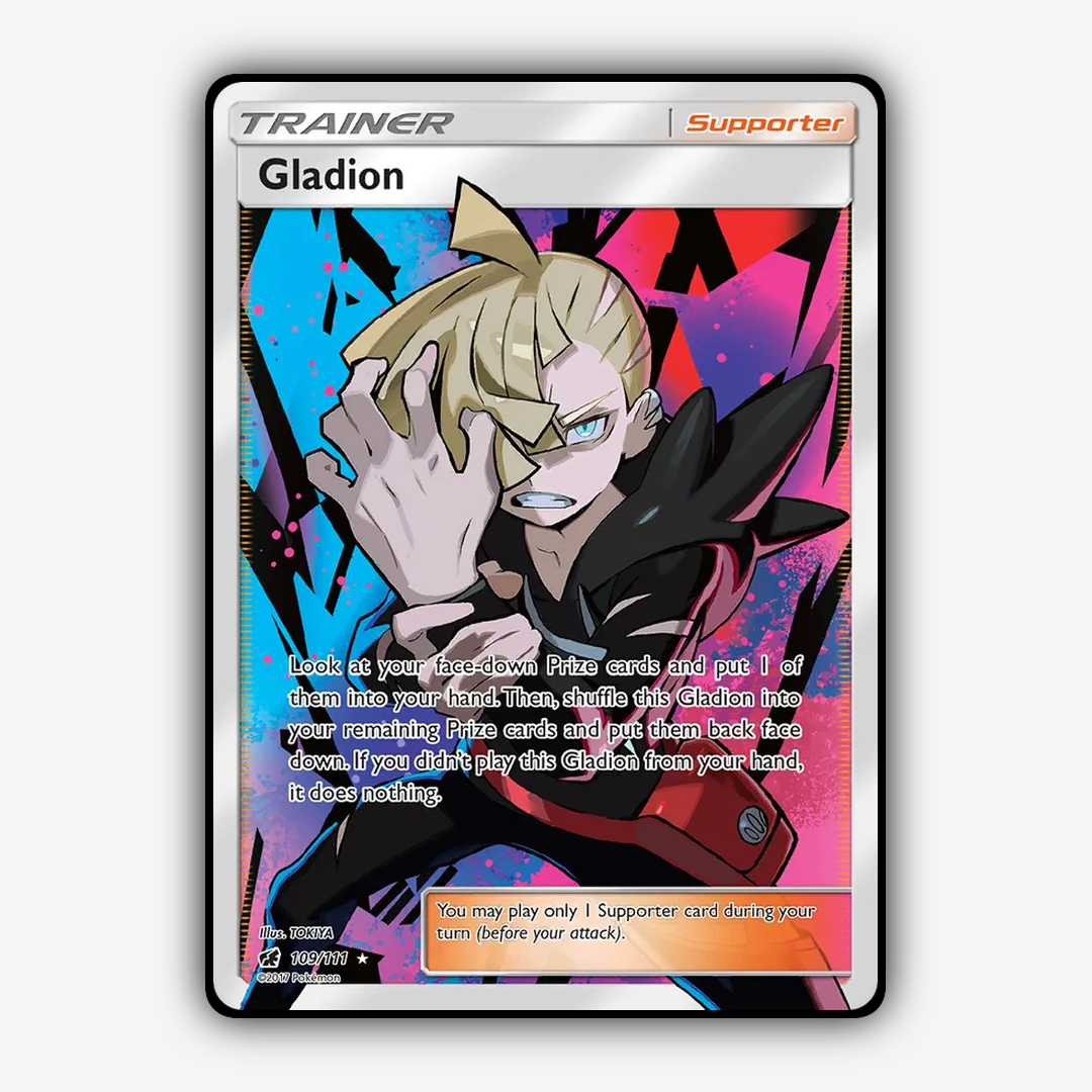 Gladion 109/111 - Crimson Invasion Set - Card Rug