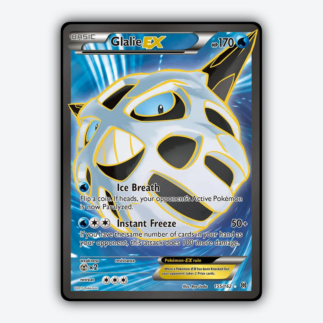 Glalie-EX 155/162 - BREAKthrough Set - Card Rug