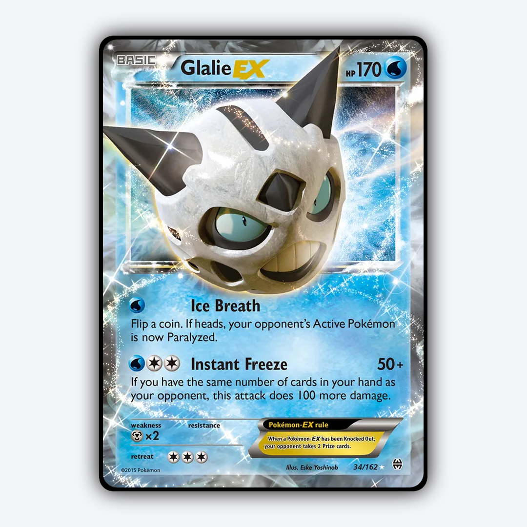 Glalie-EX 034/162 - BREAKthrough Set - Card Rug