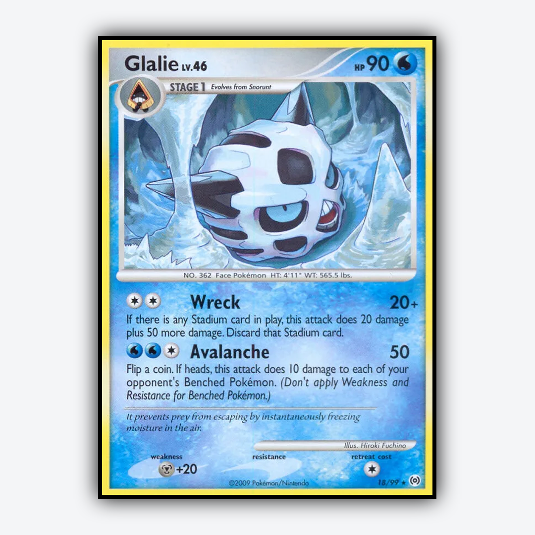 Glalie 018/99 - Arceus Set - Card Rug