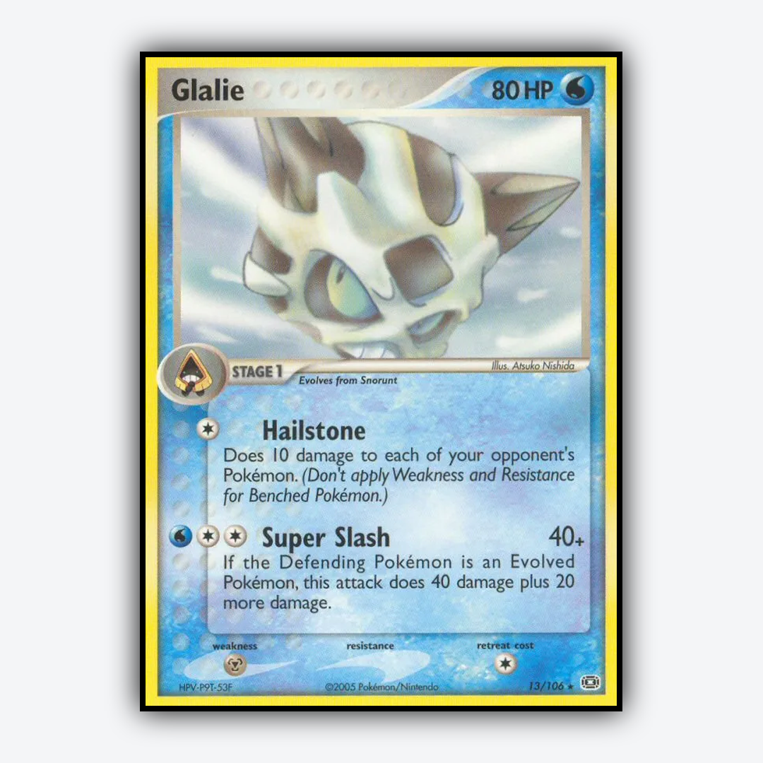 Glalie 013/106 - Emerald Set - Card Rug