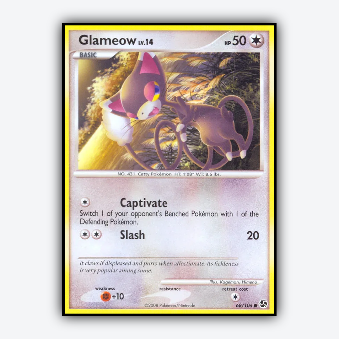 Glameow 068/106 - Great Encounters Set - Card Rug
