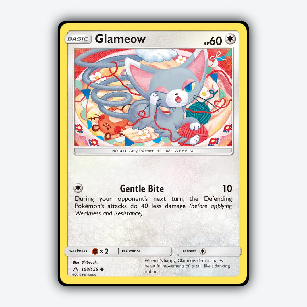 Glameow 108/156 - Ultra Prism Set - Card Rug