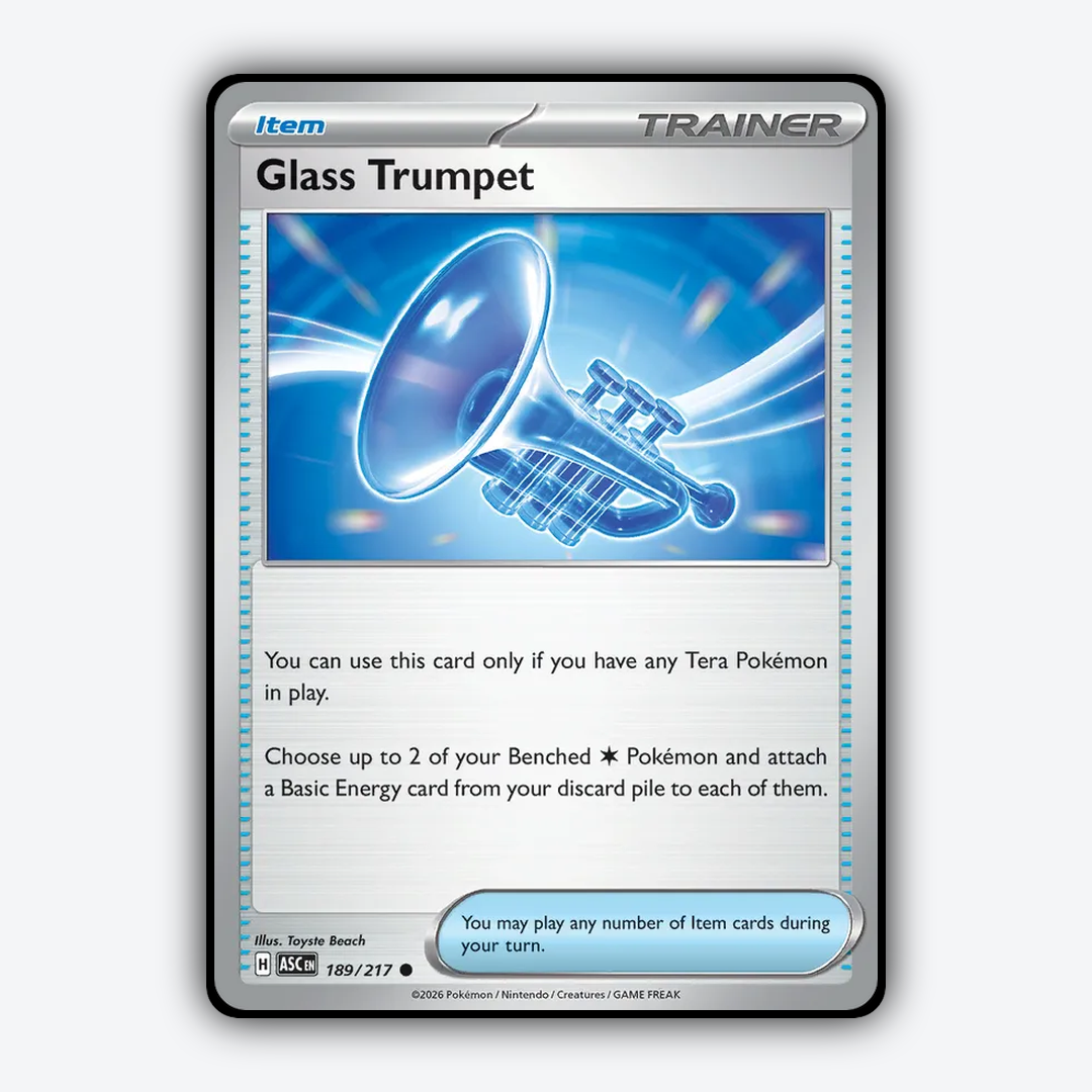Glass Trumpet 189/217 - Ascended Heroes Set - Card Rug