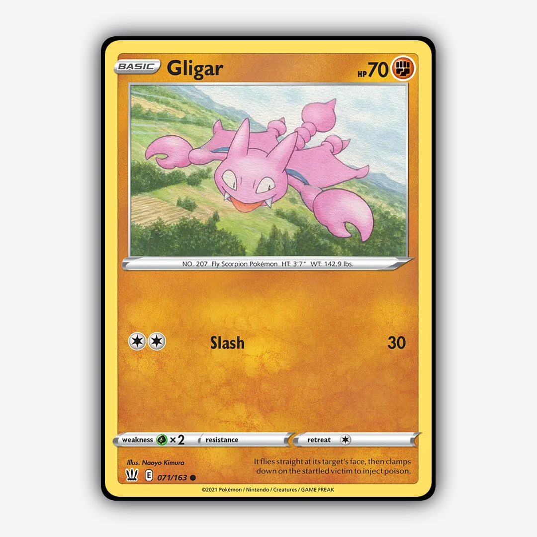 Gligar 071/163 - Battle Styles Set - Card Rug