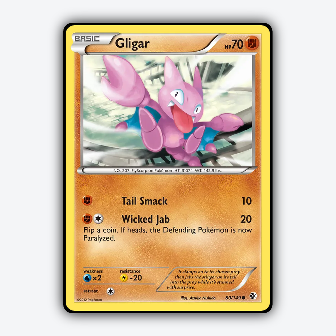 Gligar 080/149 - Boundaries Crossed Set - Card Rug