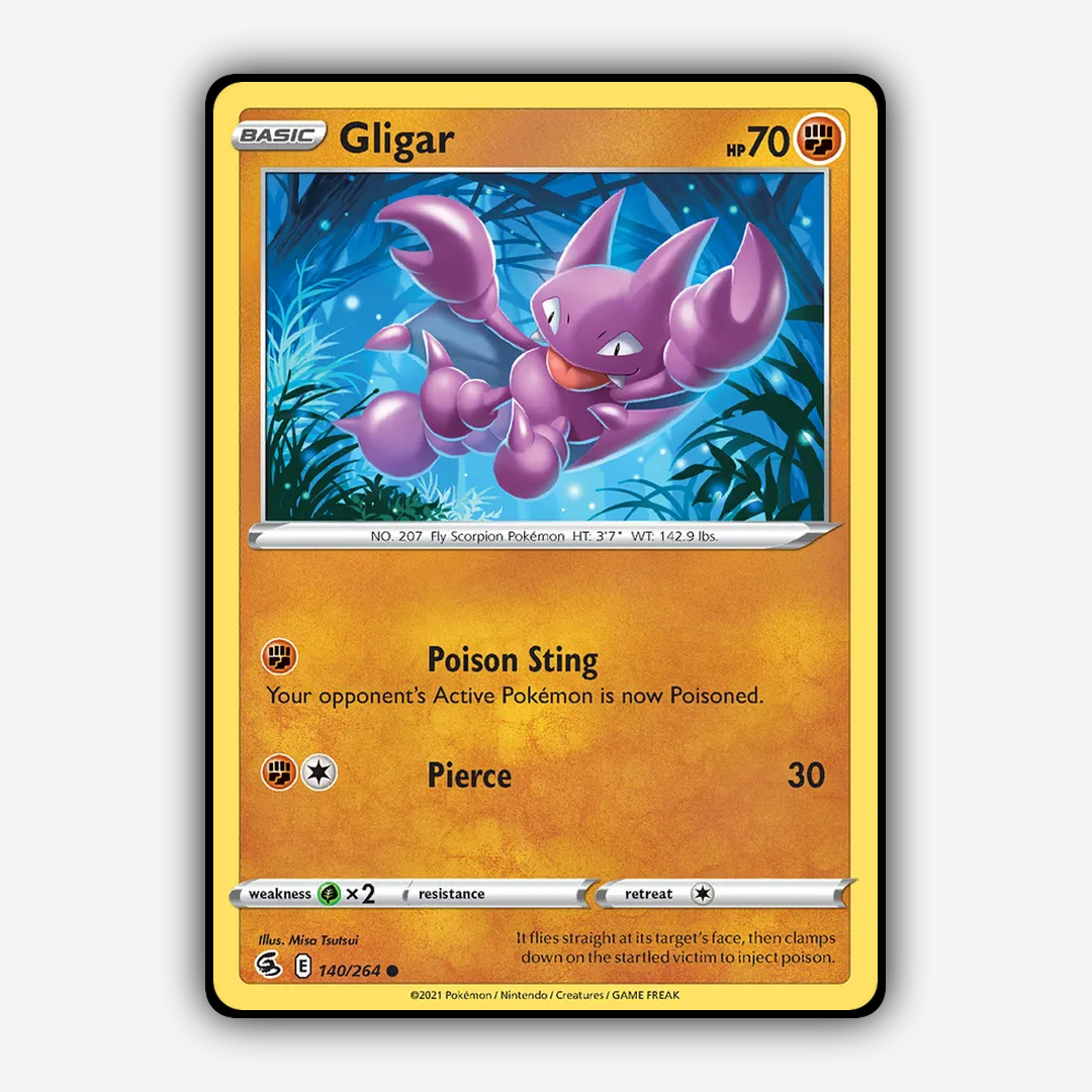 Gligar 140/264 - Fusion Strike Set - Card Rug
