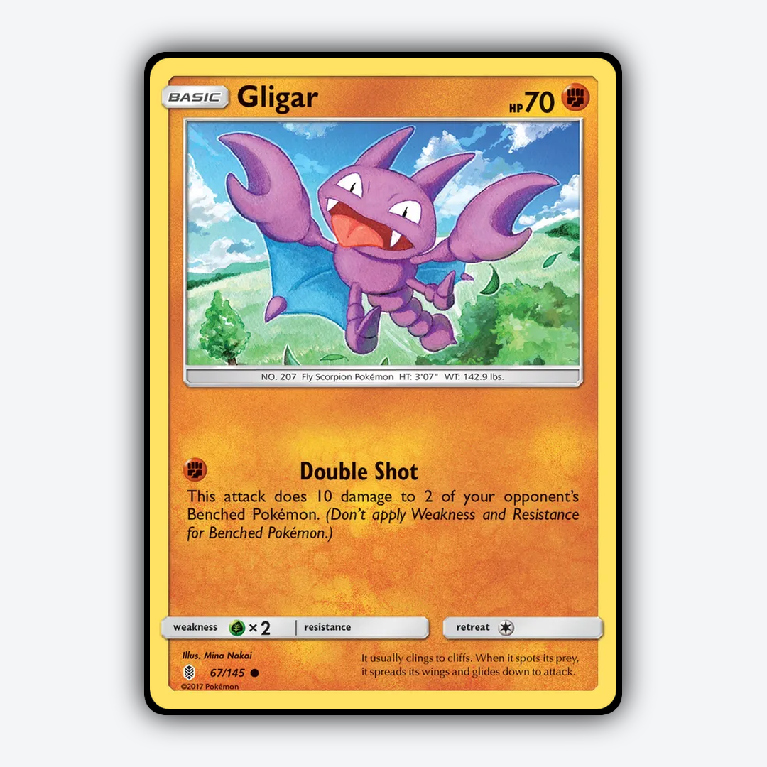 Gligar 067/145 - Guardians Rising Set - Card Rug