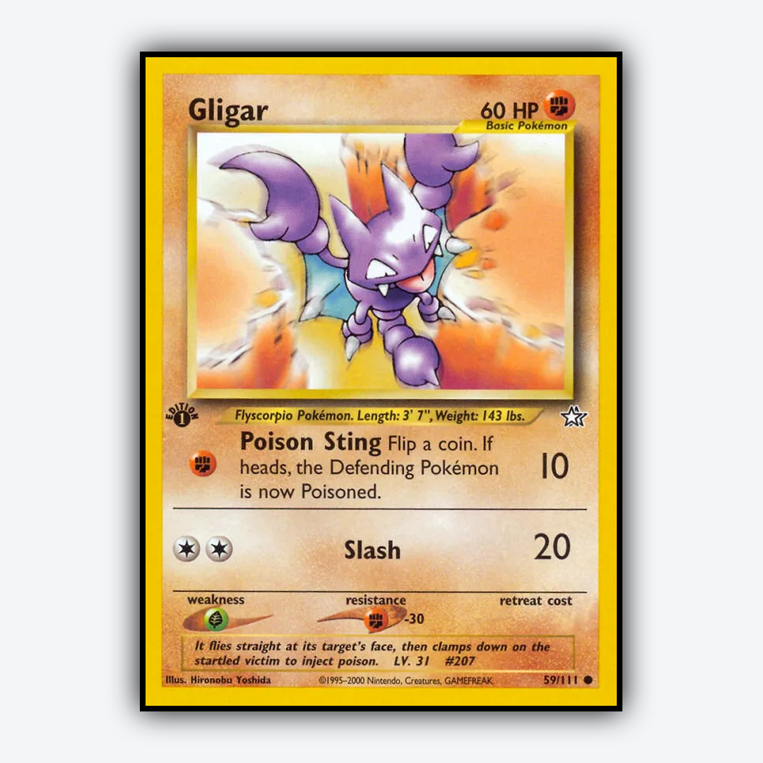 Gligar 059/111 - Neo Genesis Set - Card Rug