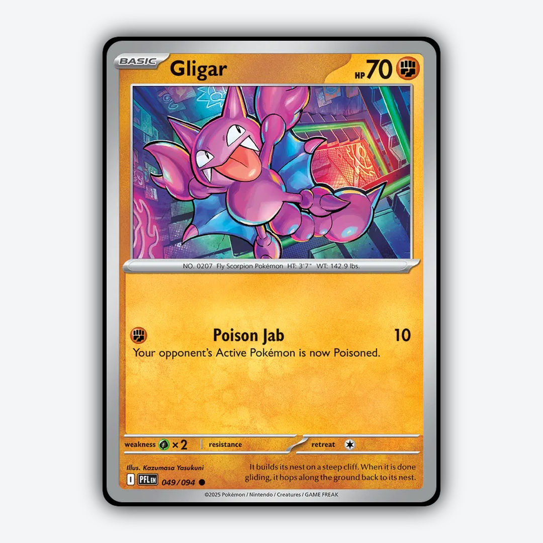 Gligar 049/094 - Phantasmal Flames Set - Card Rug