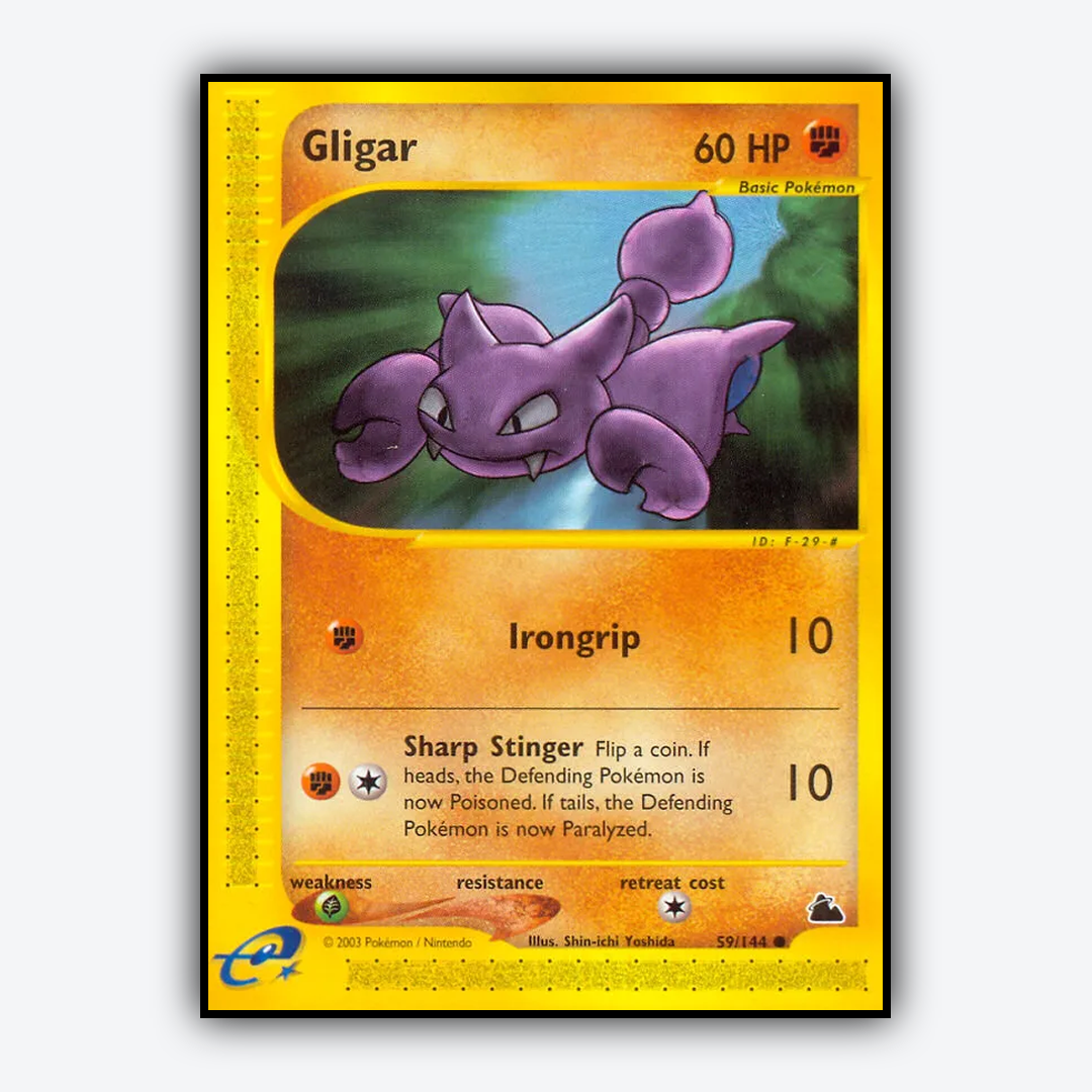 Gligar 059/144 - Skyridge Set - Card Rug