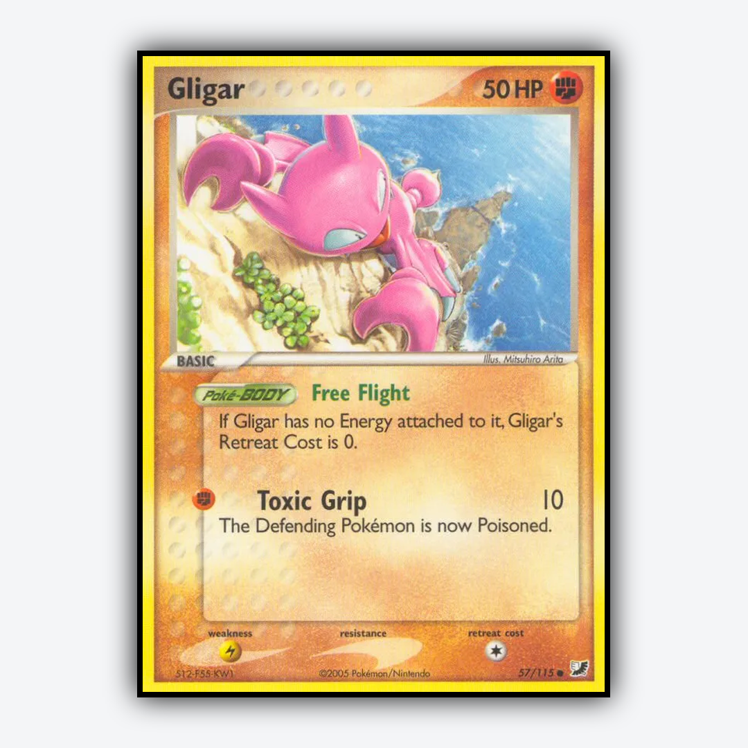 Gligar 057/115 - Unseen Forces Set - Card Rug