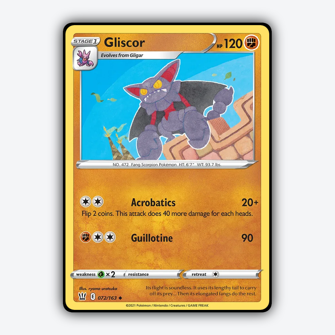 Gliscor 072/163 - Battle Styles Set - Card Rug