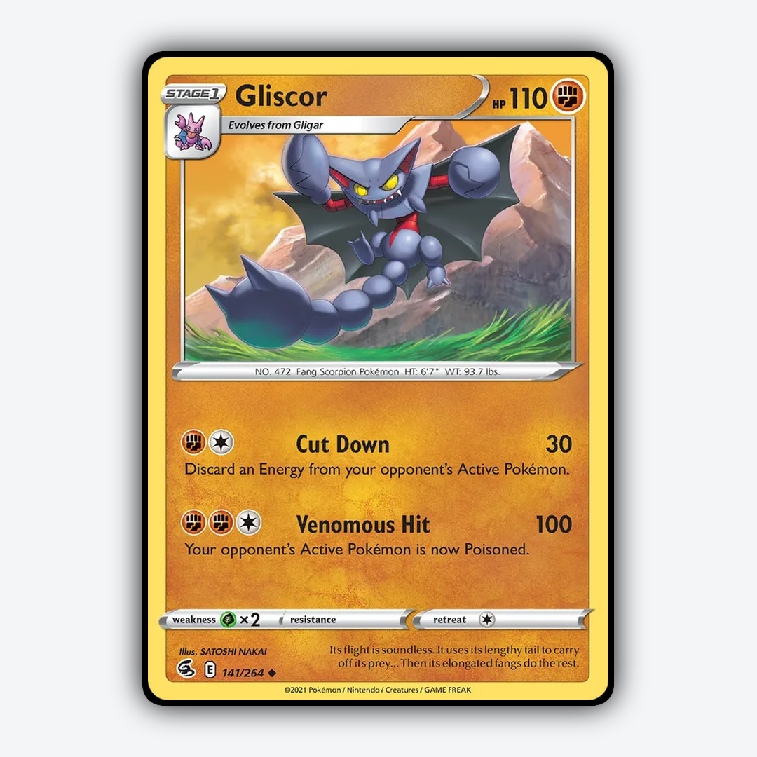 Gliscor 141/264 - Fusion Strike Set - Card Rug