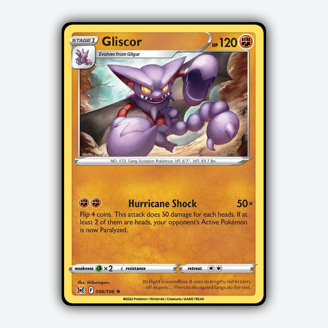 Gliscor 096/196 - Lost Origin Set - Card Rug