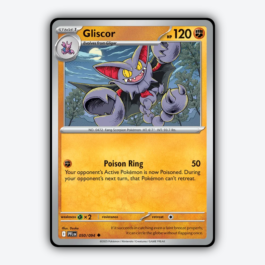 Gliscor 050/094 - Phantasmal Flames Set - Card Rug