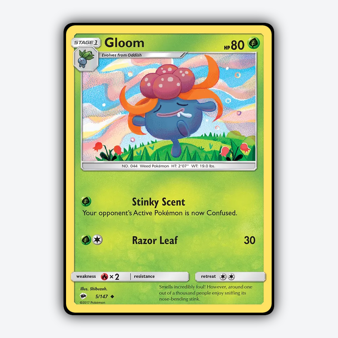 Gloom 005/147 - Burning Shadows Set - Card Rug